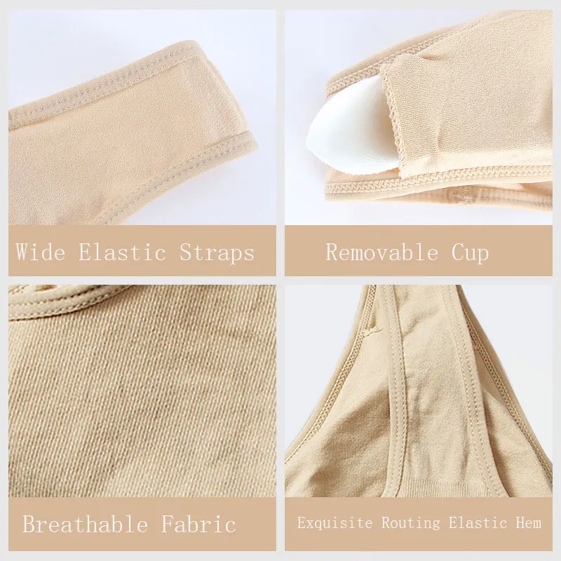 S-6XL Plus Size High Impact Fitness Wear Sports Tops Wire-Free Running Bras Plus Size Comfortable Yoga Bra With Removable Pads