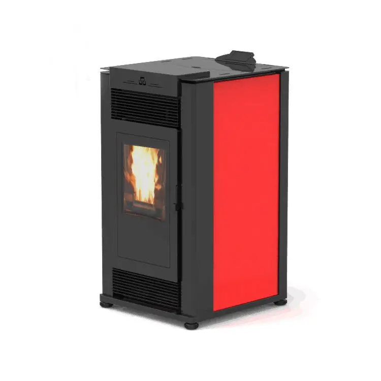 Amazon Popular 14KW Air Modern Smokeless low noise Wood Pellet Heaters Pellet heating Stove
