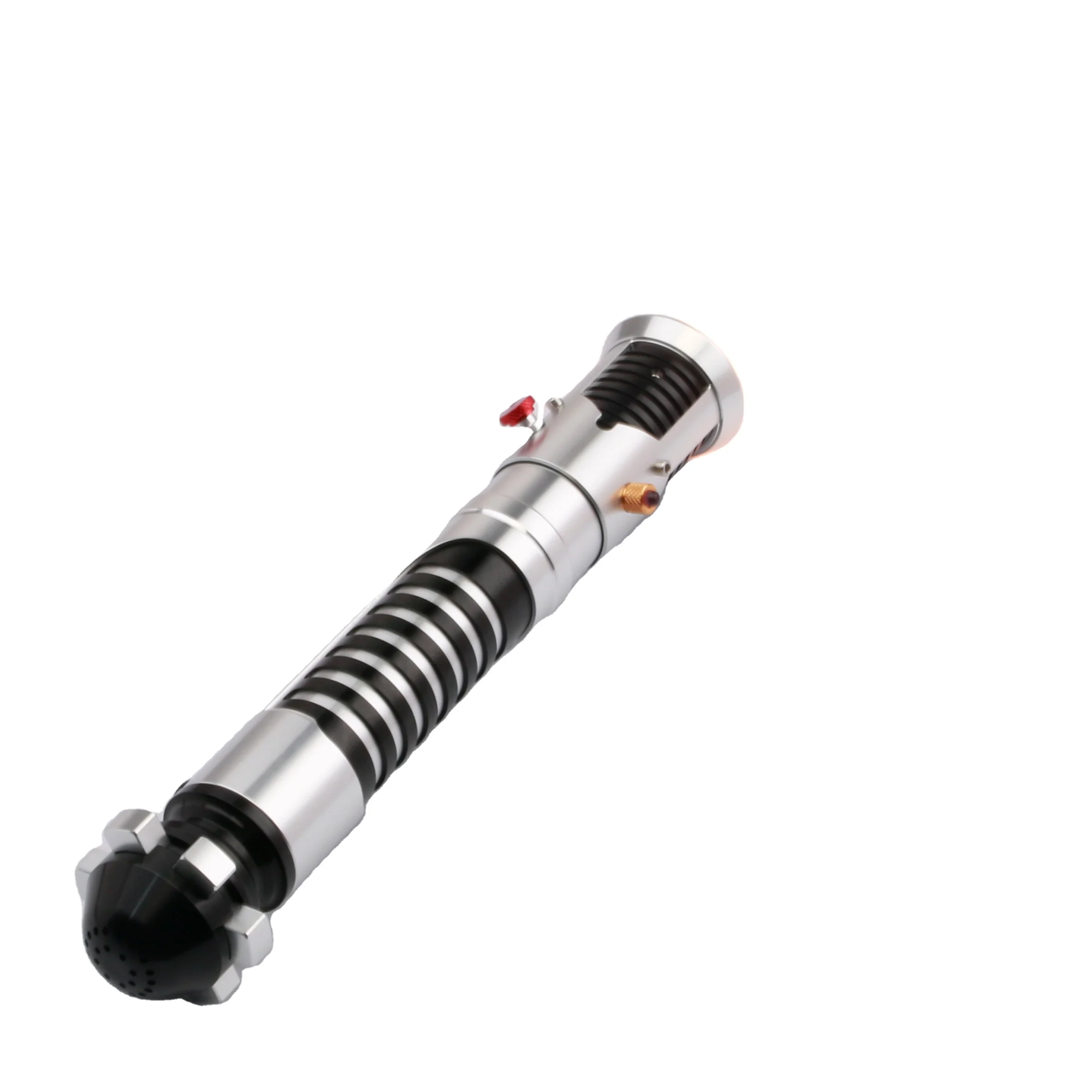 Dupengda Heavy Dueling Obi wan ep1 Lightsaber 12 Color Changing RGB Piexel Saber Flash on Clash Stunt with 10 Sound Fonts