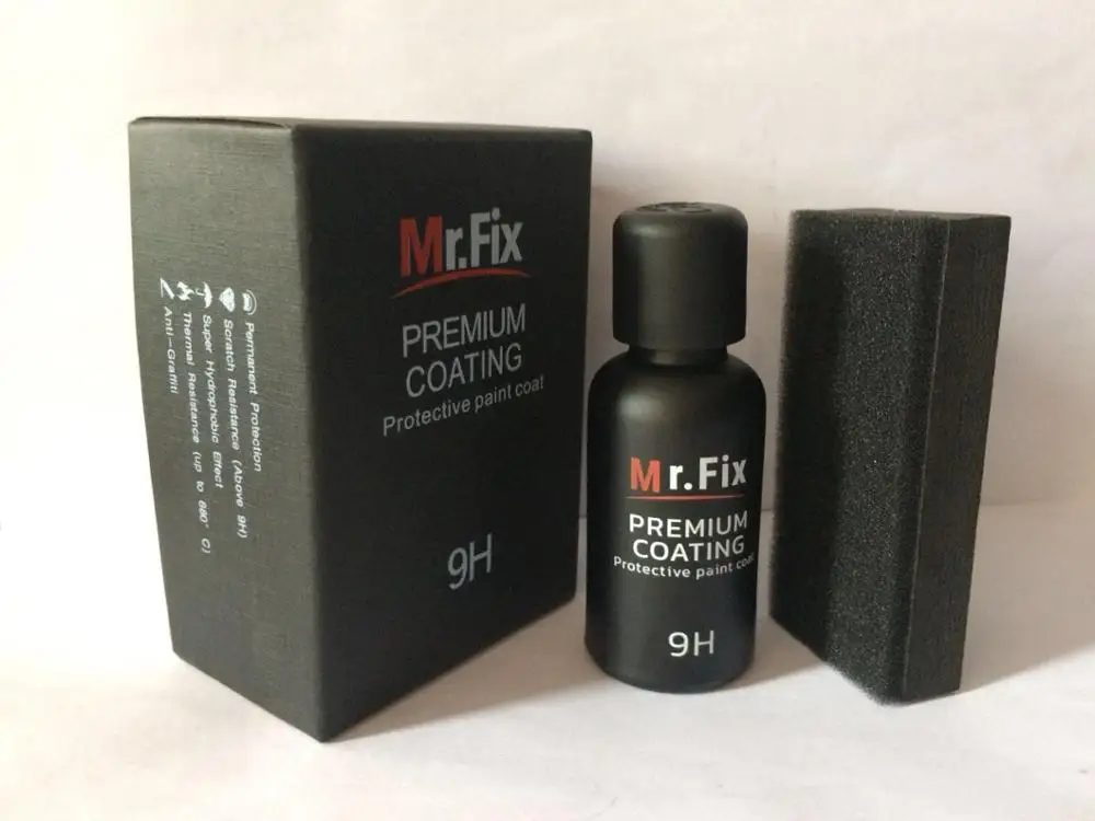 9H ceramic 50ML SiO2 coating from chinese factory new formula MR-FIX9H ceramic coating Nano bond MR.FIX 9H nano glass coating