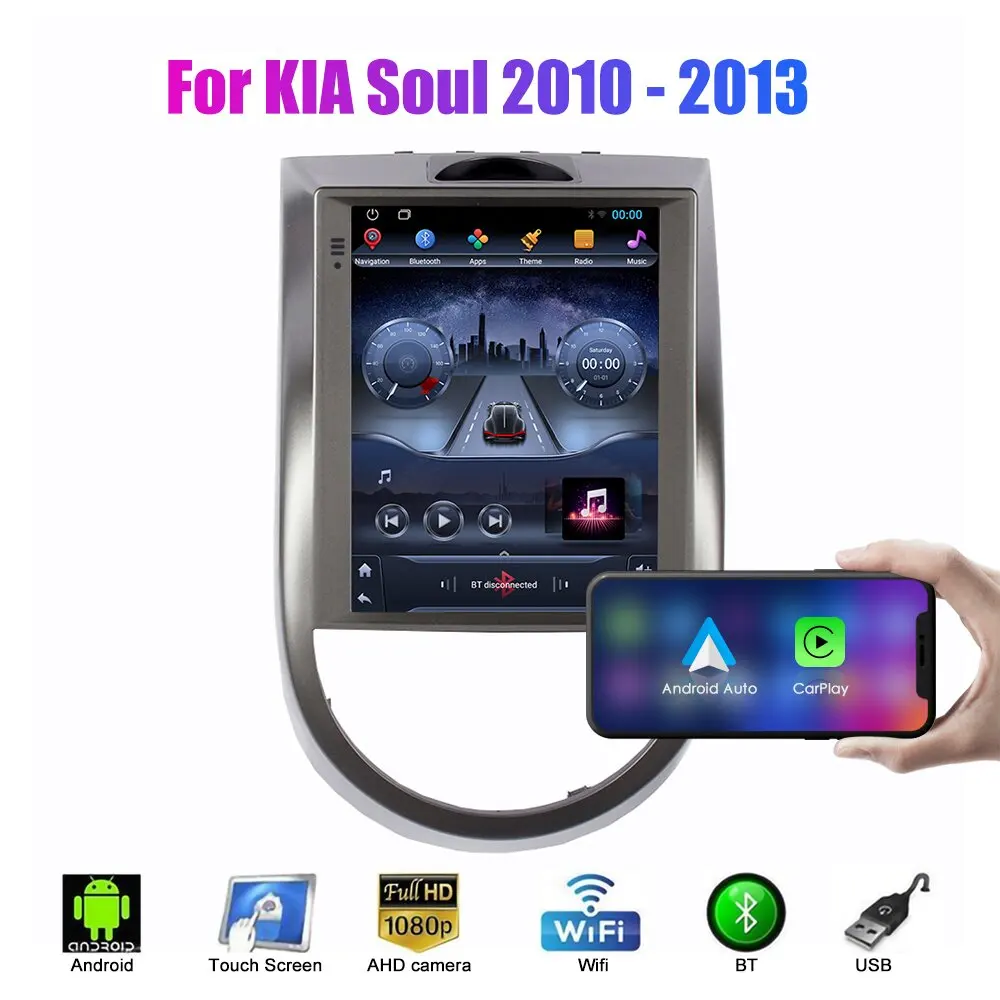For KIA Soul 2010 2011-13 Double Din Car Stereo 2 Din Android Car Radio MP5 Player Autoradio Audio Car DVD Player Navigation GPS