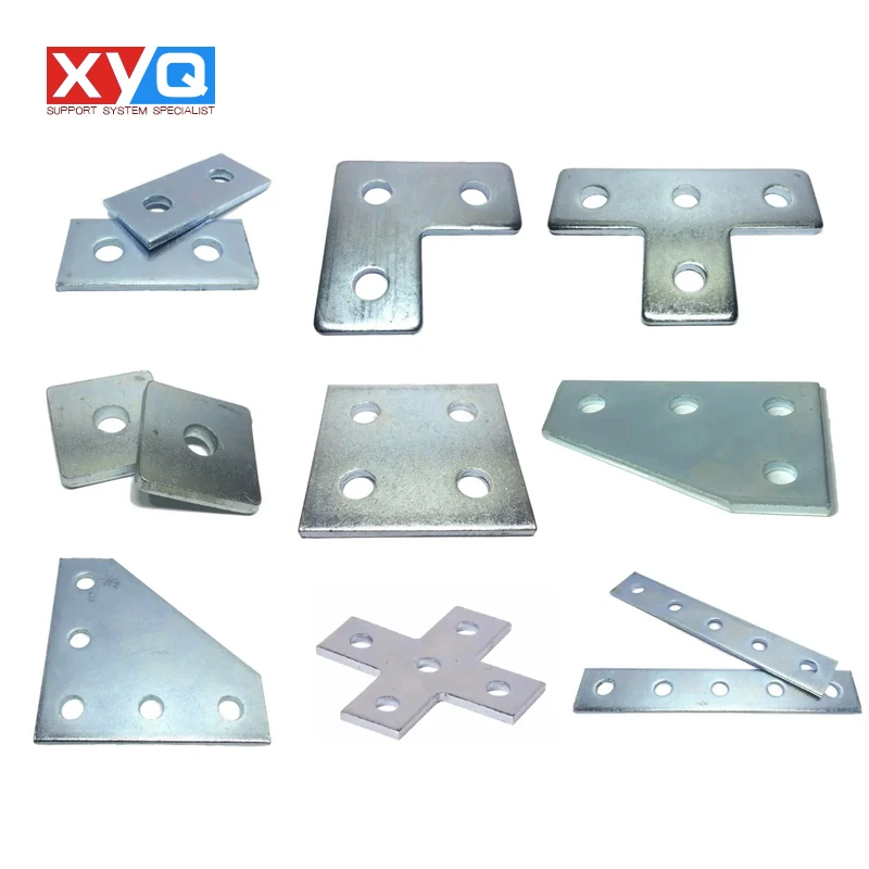 2 holes 3 holes 4 holes unistrut flat fitting
