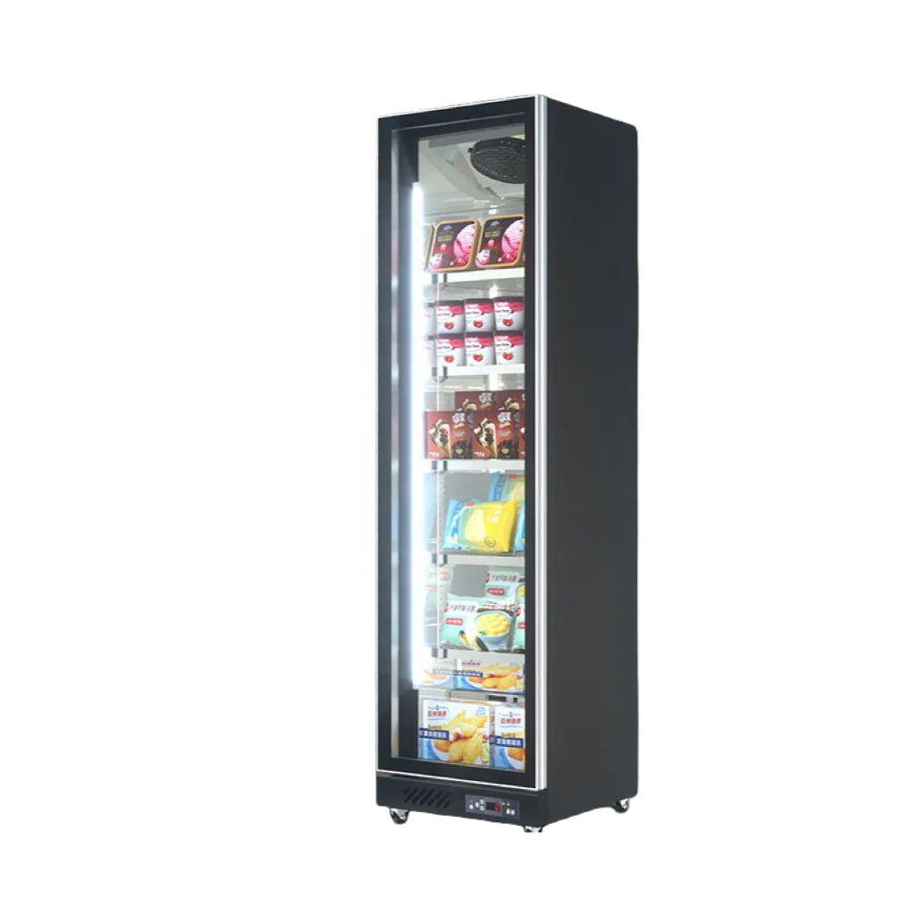 Double door  cold  freezer use for meat, seafood, frozen food pastry, ice cream, durian, etc