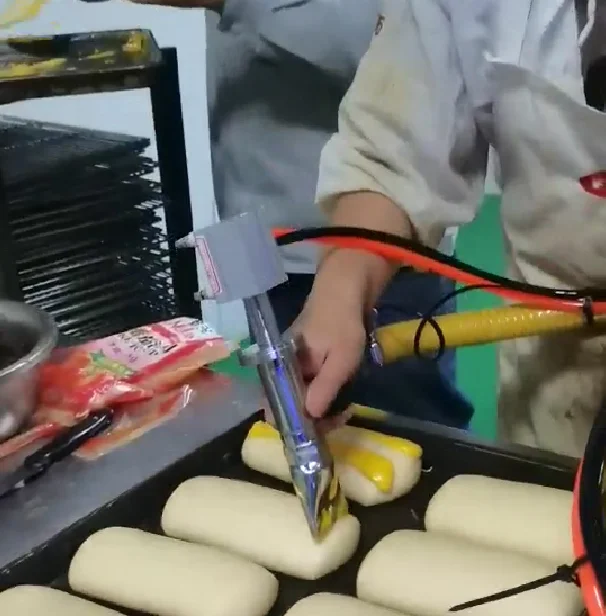 ZD200B Jam Butter Puff Core  Injection  Bread Filling Machine Used for Biscuit Bread Pastry with Different Head Options