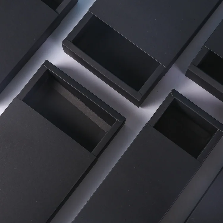 High quality Custom Logo Kraft Paper Box Drawer  gift box