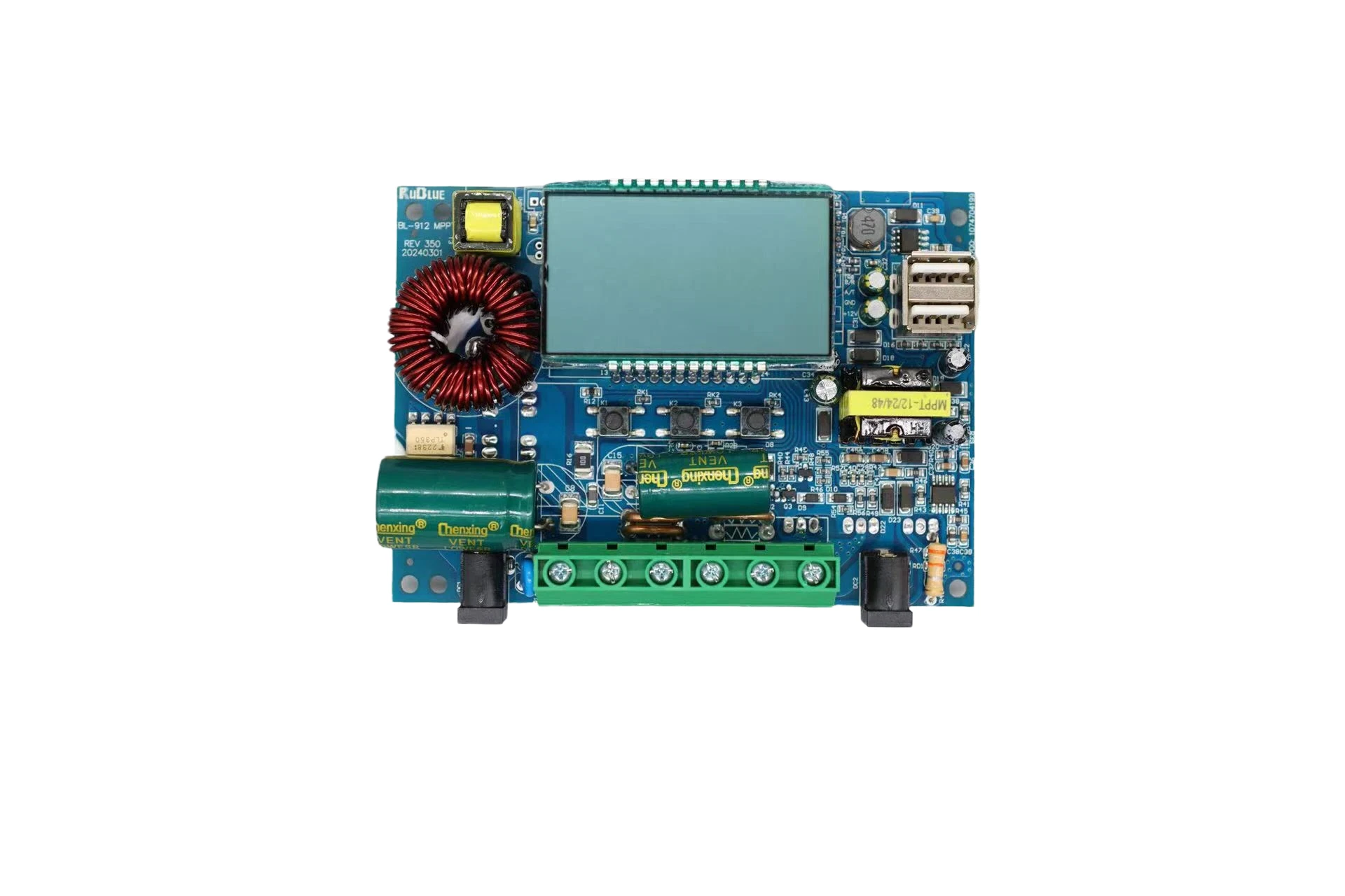 12 В до 60 10A 20A 30A 40 ЖК-дисплей цифровой Bluetooth Wi-Fi контроллер солнечной энергии для хранения MPPT
