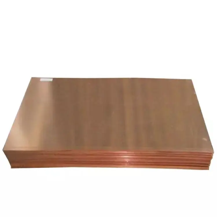 99.99 Copper Sheet Plat 2mm 3mm Manufacturing Plant Price For Sale Electrolytic Copper Cathodes C12200 Copper Plate