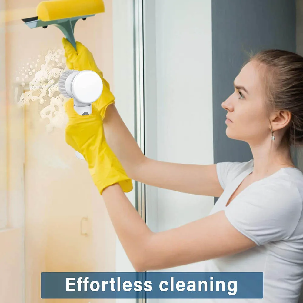 Hot Selling Household Cleaning Tools Polisher Sponge Electric Spin Brush IPX6 Multifunctional Spinning Electric Brush