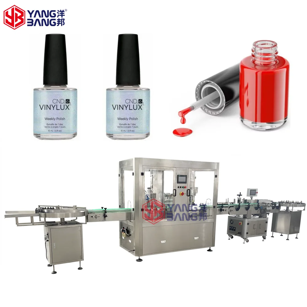 2 Nozzles Filling Nail Polish Vial Filling Machine Gel Polish bottle Filling Capping Machine