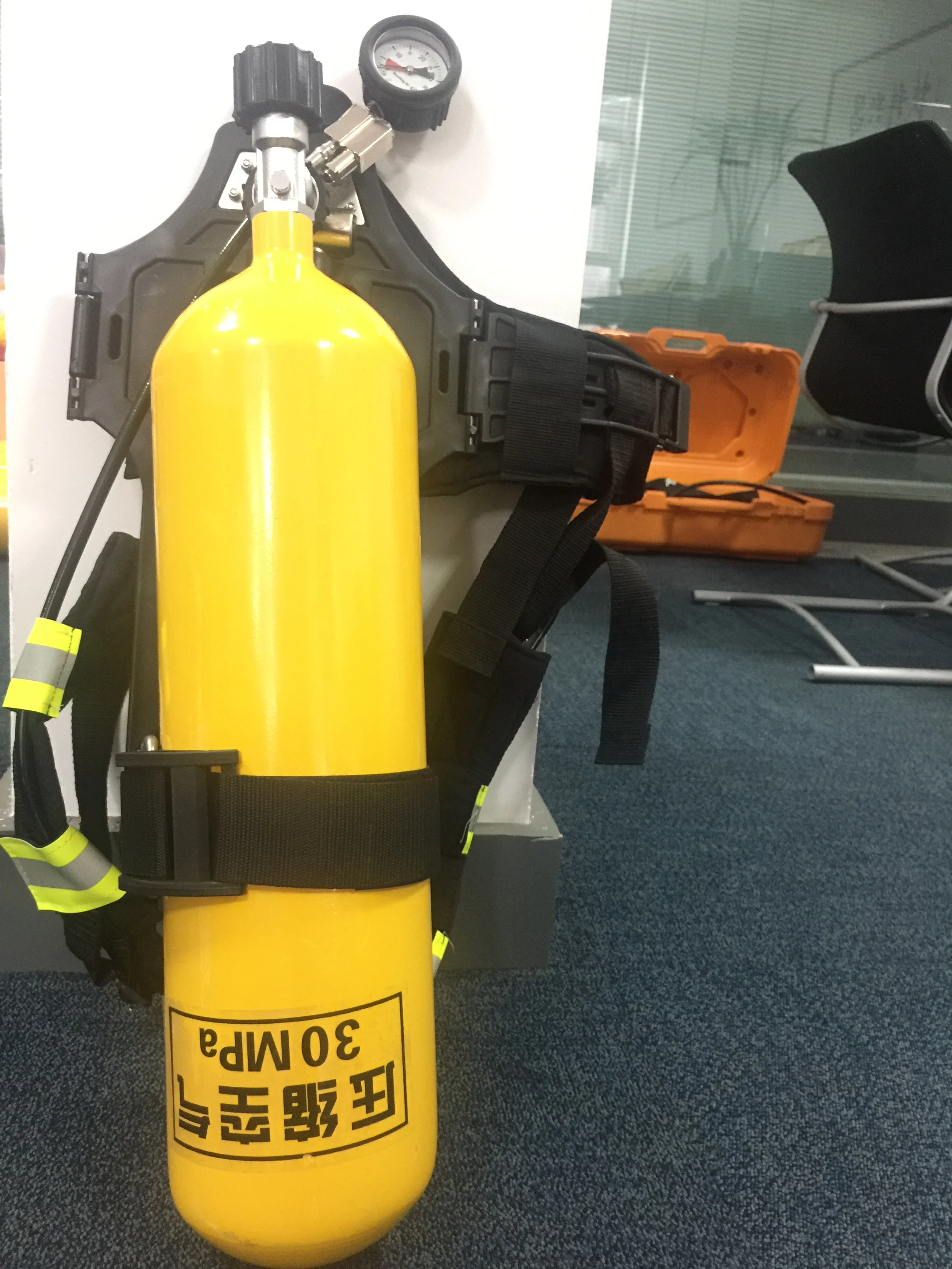 Respirator Series Seamless Steel Breathing Cylinder with TPED Certification