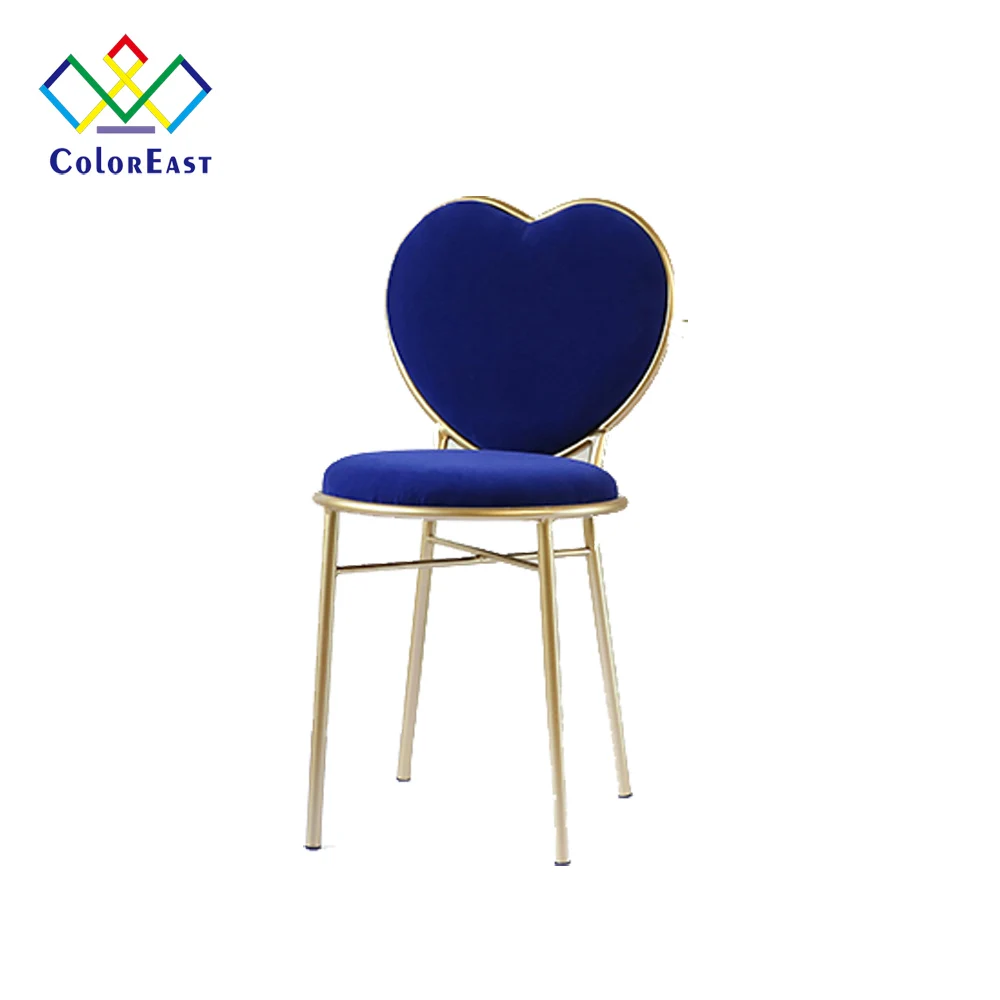 Modern Style Chair  Minimalist Love Heart Shape Makeup Vanity Stool  CECL016