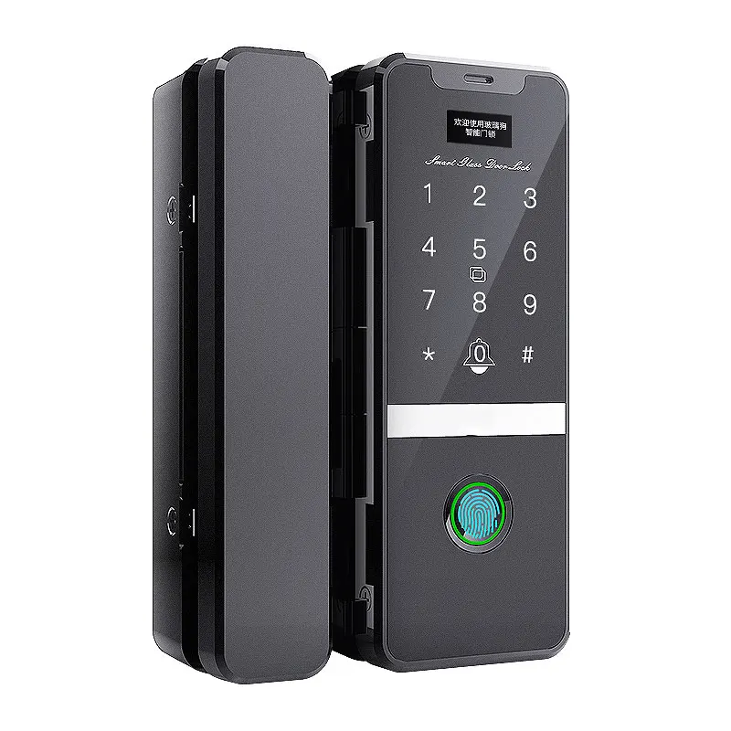 Smart Lock Door Home Doorlock Biometric Electronic Wireless Deadbolt Waterproof smart glass door lock