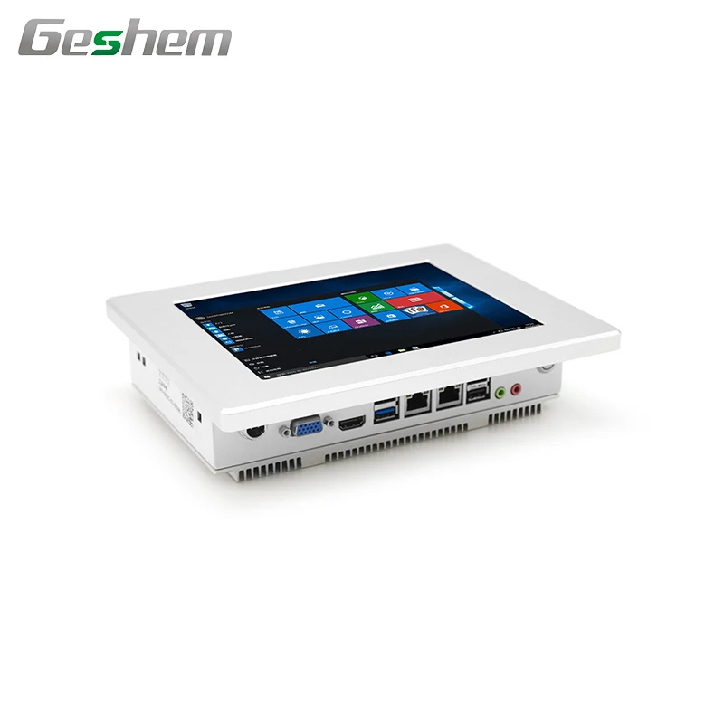 
8 inch panel mounting industrial all in one touch screen panel pc with WiFi and 4G LTE optional industrial pc with windows/linux 