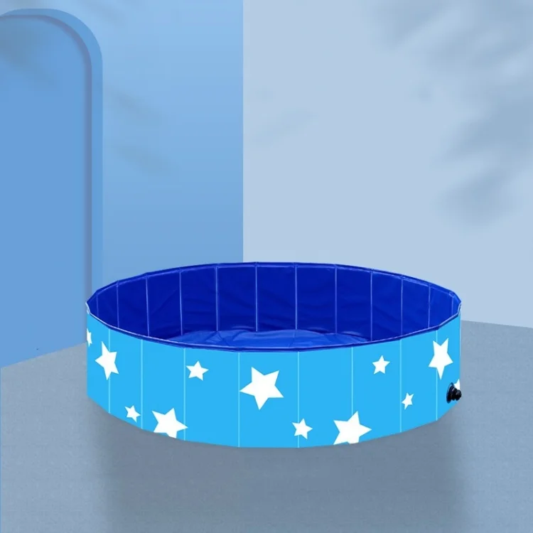 Home Foldable Dog Pet Bath Pool Collapsible Kiddie Wading Pool Dog Pool Bathing Tub