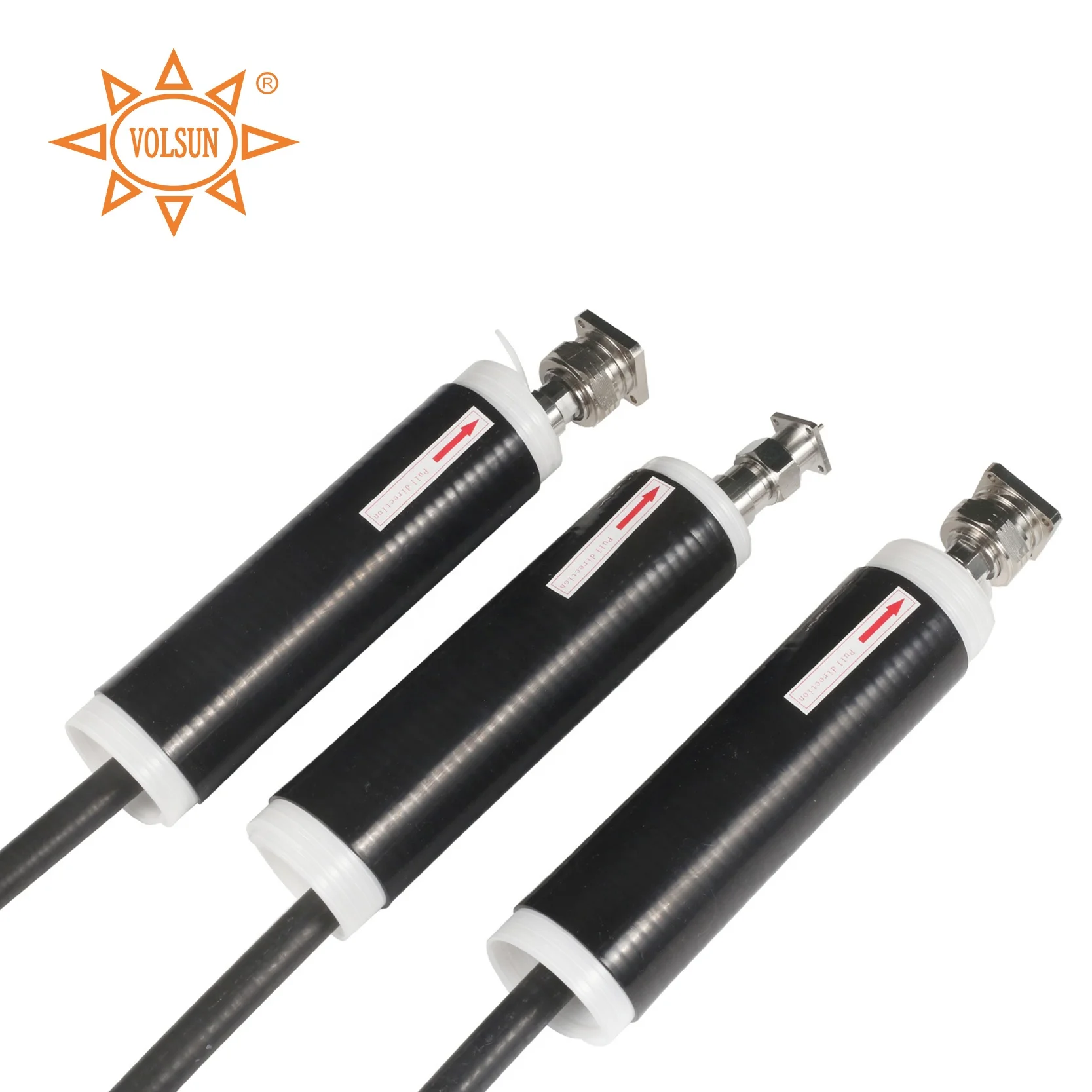 Silicone cold shrink tubing for DIN Connector