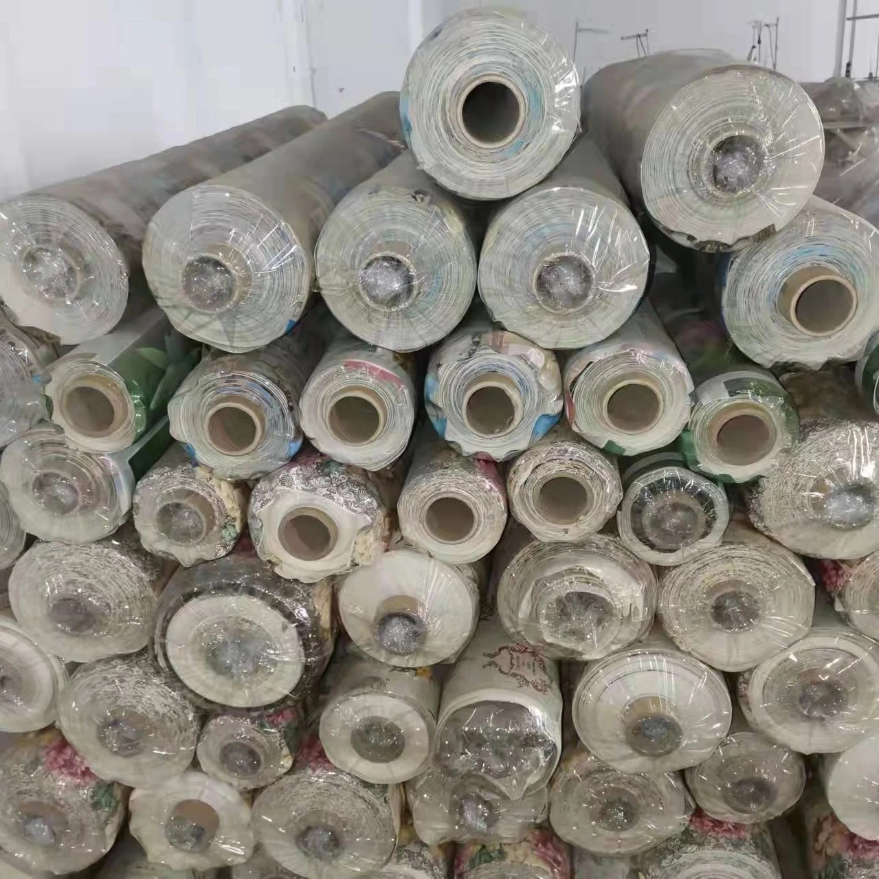 Hot selling Printed PVC Artificial Leather Stock Lot for table cover