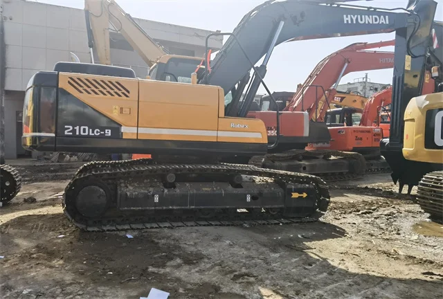 Ready to ship Used Hyundai 210LC-9 220lc-9s Hyundai 215/225 Excavators Construction Engineering with low working hours