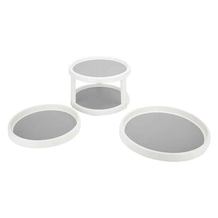 Double Layer Single Layer Susan Lazy Save Space Rotating Rray Multi Functional Rotating Storage Rack