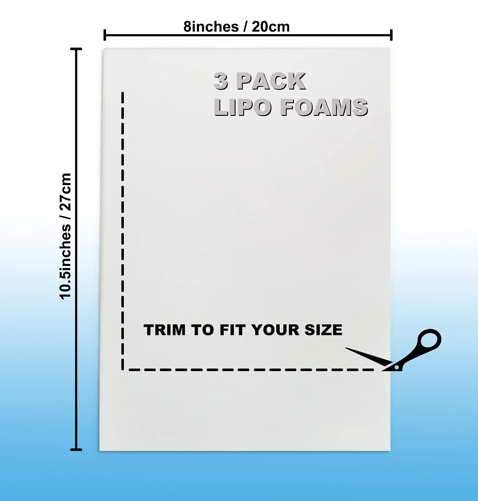 Medical Grade Lumbar Surgical Post Surgery Op Body Wrap Compression Ab Boards Sheets Abdominal Lipo Foam Boards For Bbl