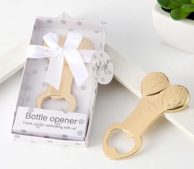 Creative Naughty Penis Shaped Wedding Beer Bottle Opener Adult Hen Bachelorette Party Favors Guests Gifts