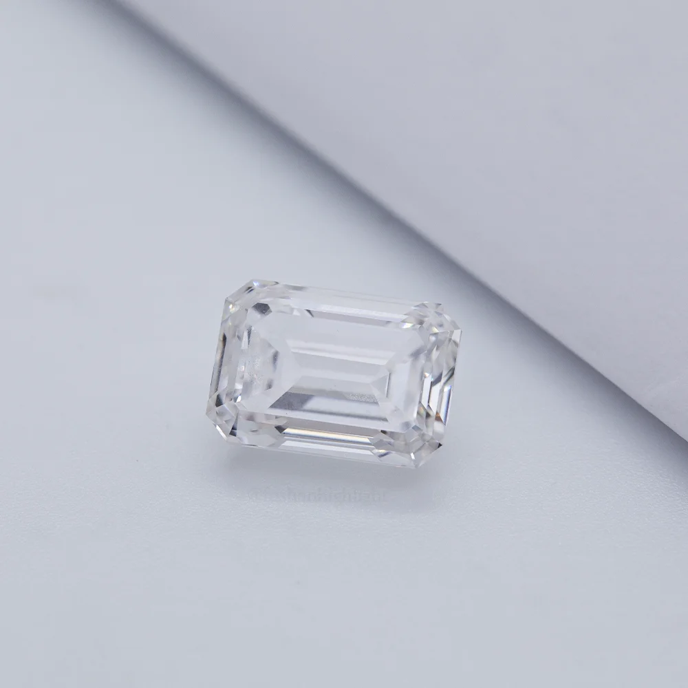 5 Carat Cvd Synthetic Diamond Manufacturing Loose Lab Grown Diamonds Emerald Cut