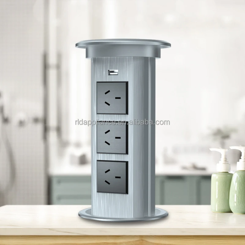 Motorized Extension Pop Up Power Socket Kitchen Pop Up Socket Electrical Outlets