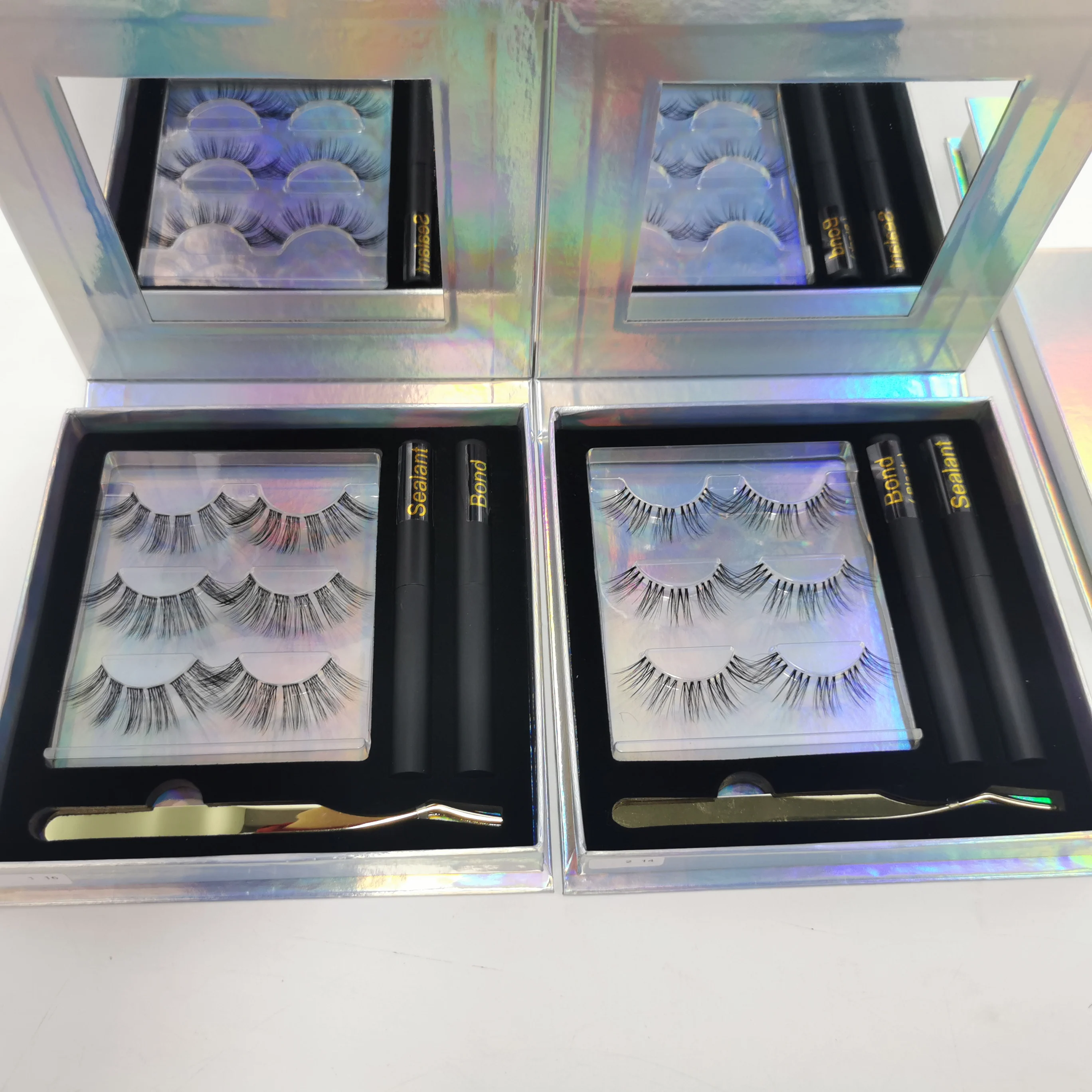 DIY Lashes kit private label Segmented lash Eyelash Extension Strips Pre cut Segmeted Individual Cluster Lash Extension kit