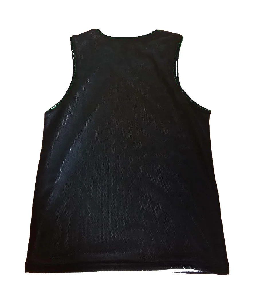 Oem Factory Double Sided Training Bib Reversible Soccer Training Vests Black Sportswear Adults Soccer Wear Shirts & Tops
