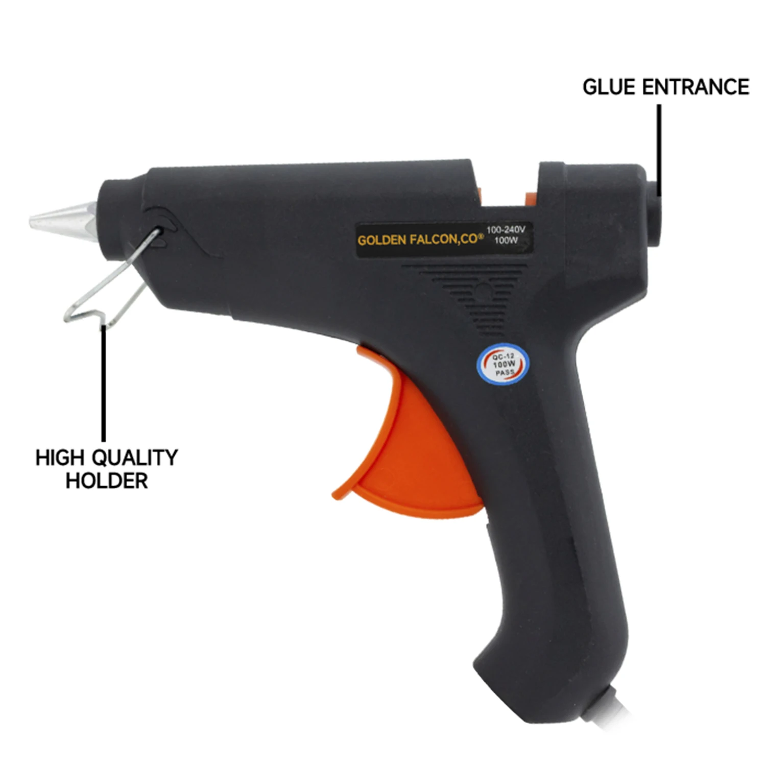 Industrial Hot Melt Silicone 200mm Glue gun 100W Electric hot glue gun machine for repair DIY tool