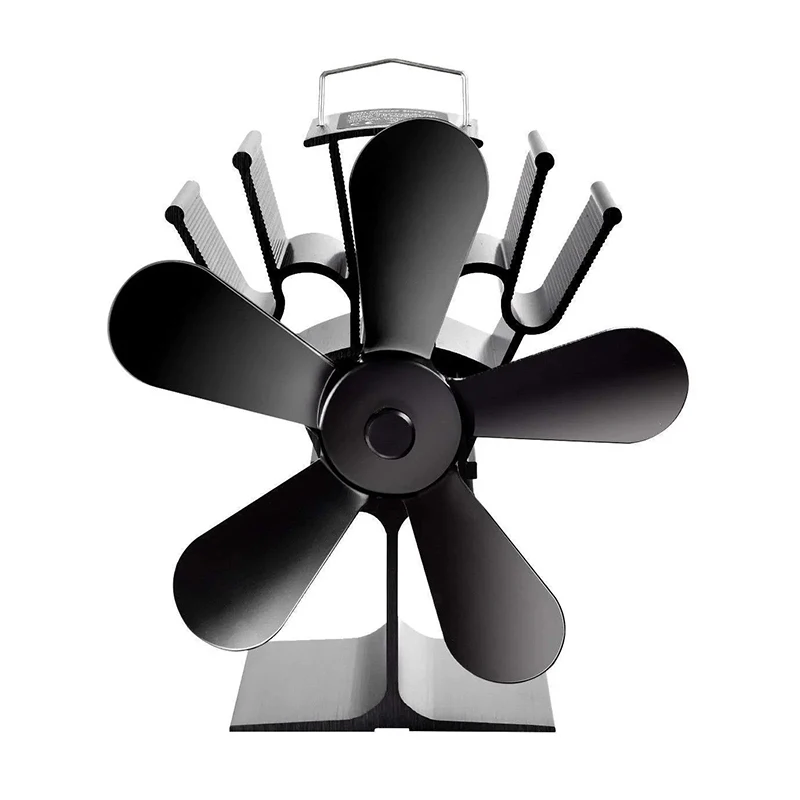 hot sell mini silent blade stove fan heat powered stove fan wood fireplace fan