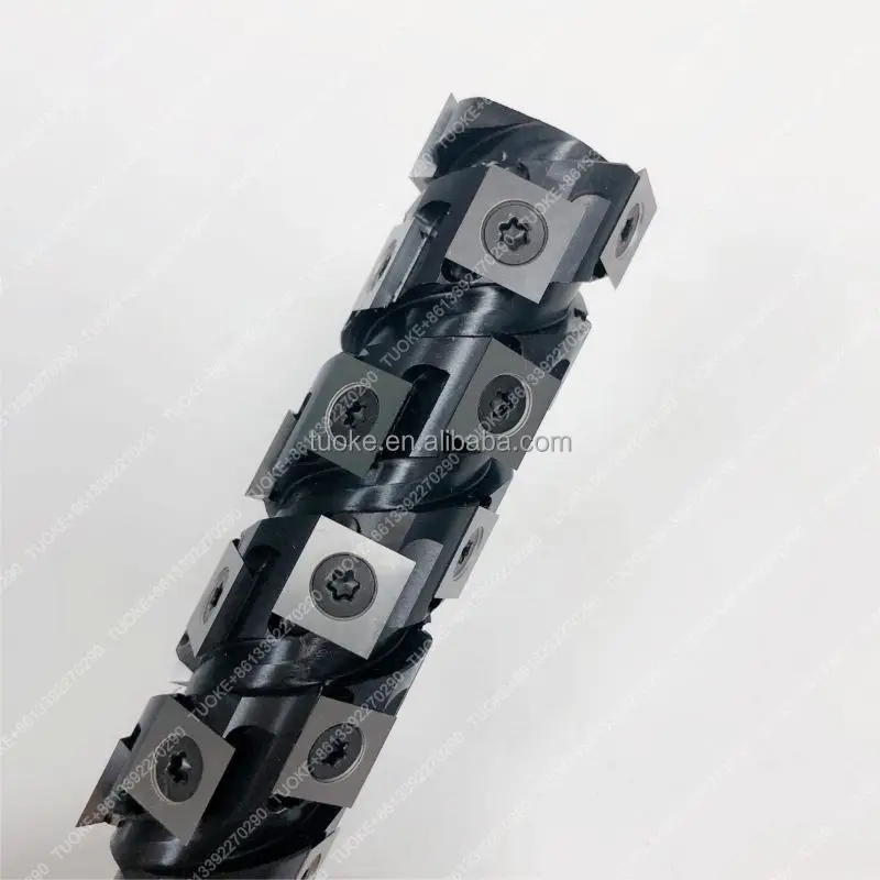 TUOKE 16x30x100 Woodworking Tools for Spiral Cutter Edge Trimming Cutter