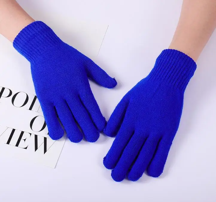 OEM knit magic gloves for adult factory price cheap