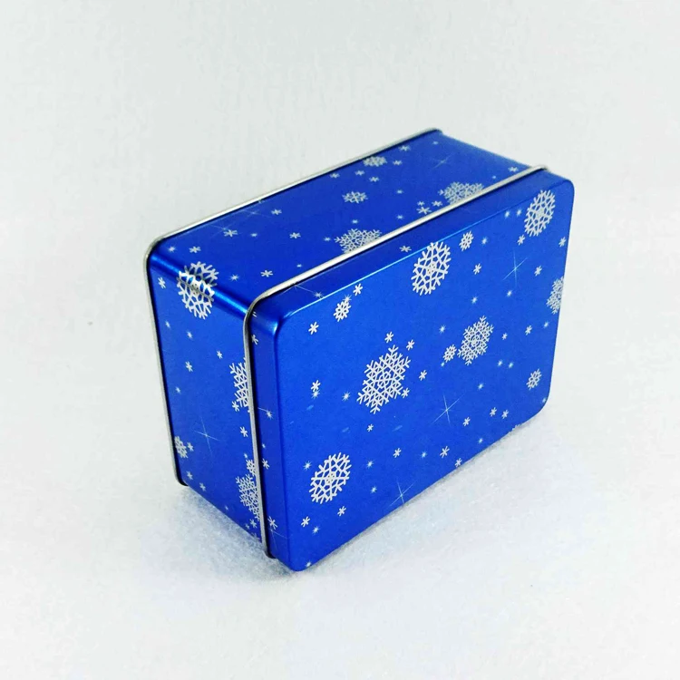 The Rectangular Iron Box Gift Card Toy Tin Packing Box Food Cookie Packing Metal Box
