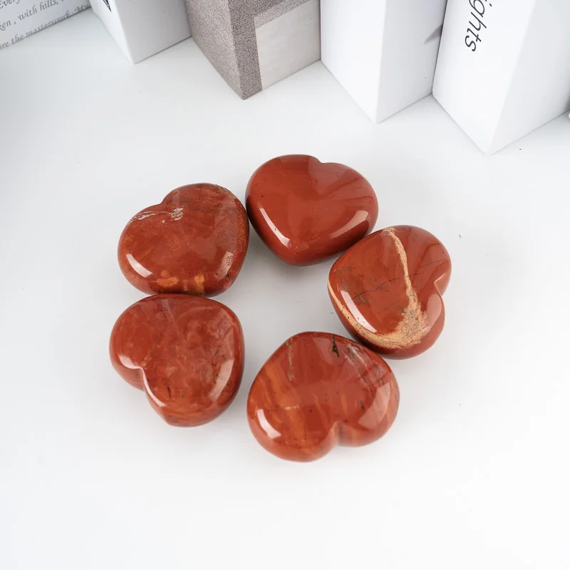 BZ JADE TIFA пользовательские продукты духовного исцеления Reiki Gems Red jasper Love целебные камни для очищения эмоциональной тревоги