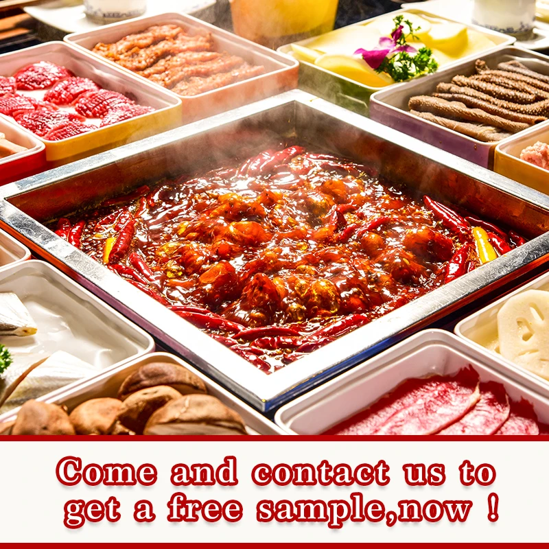 Clear Soup and Spicy Hot Pot Base Material Spicy Hotpot Soup Base Chinese Food Seasoning Sichuan Green Pepper Hot Pot Seasoning