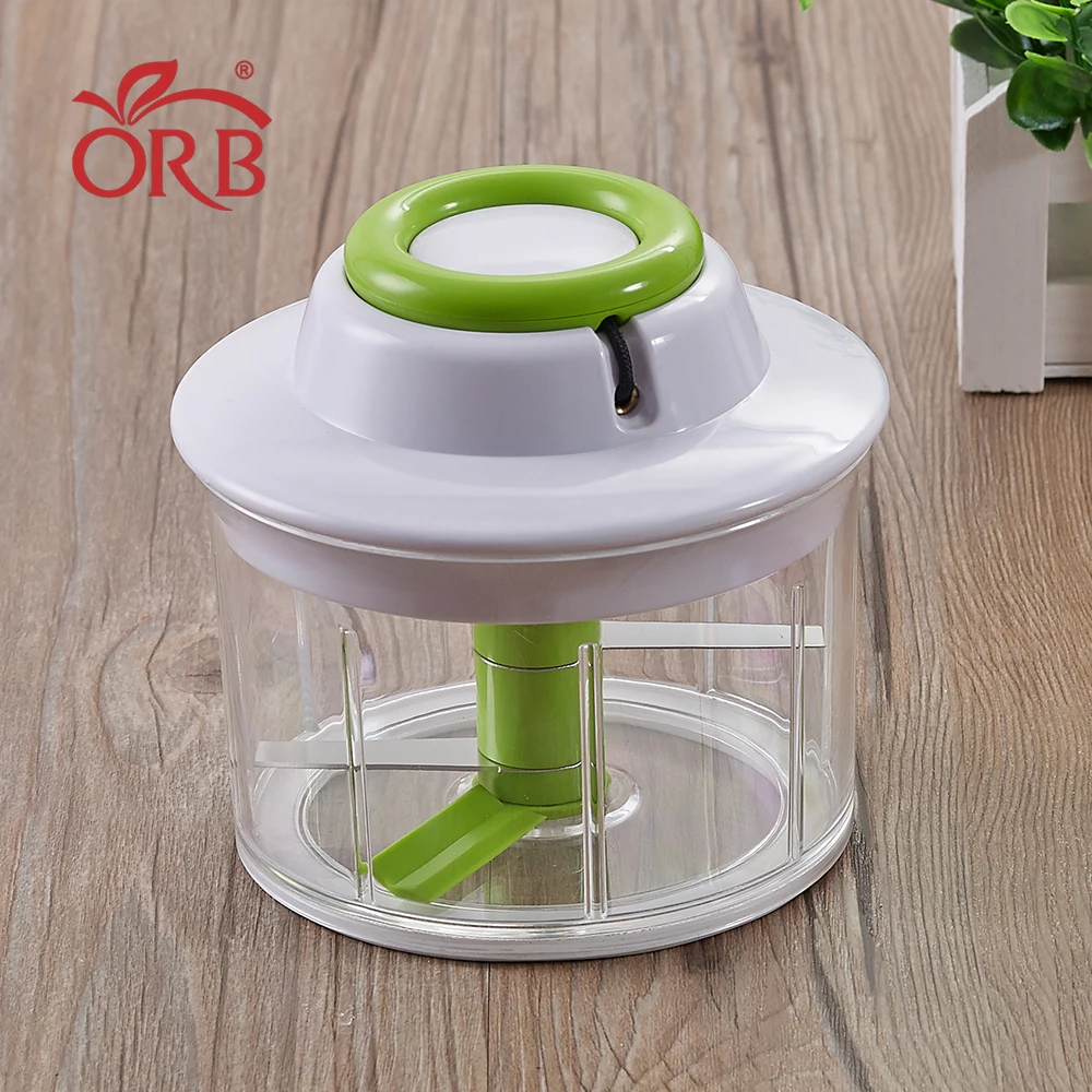 Kitchen small manual hand pull chopper  for vegetable Fruits Nuts Onions