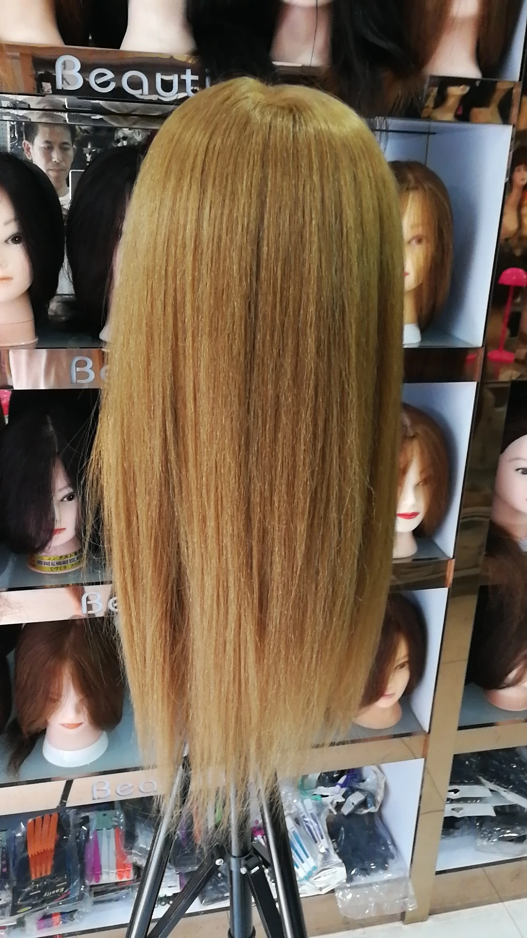 Wholesale 100% Natural Human Hair Training mannequin head With Factory Price