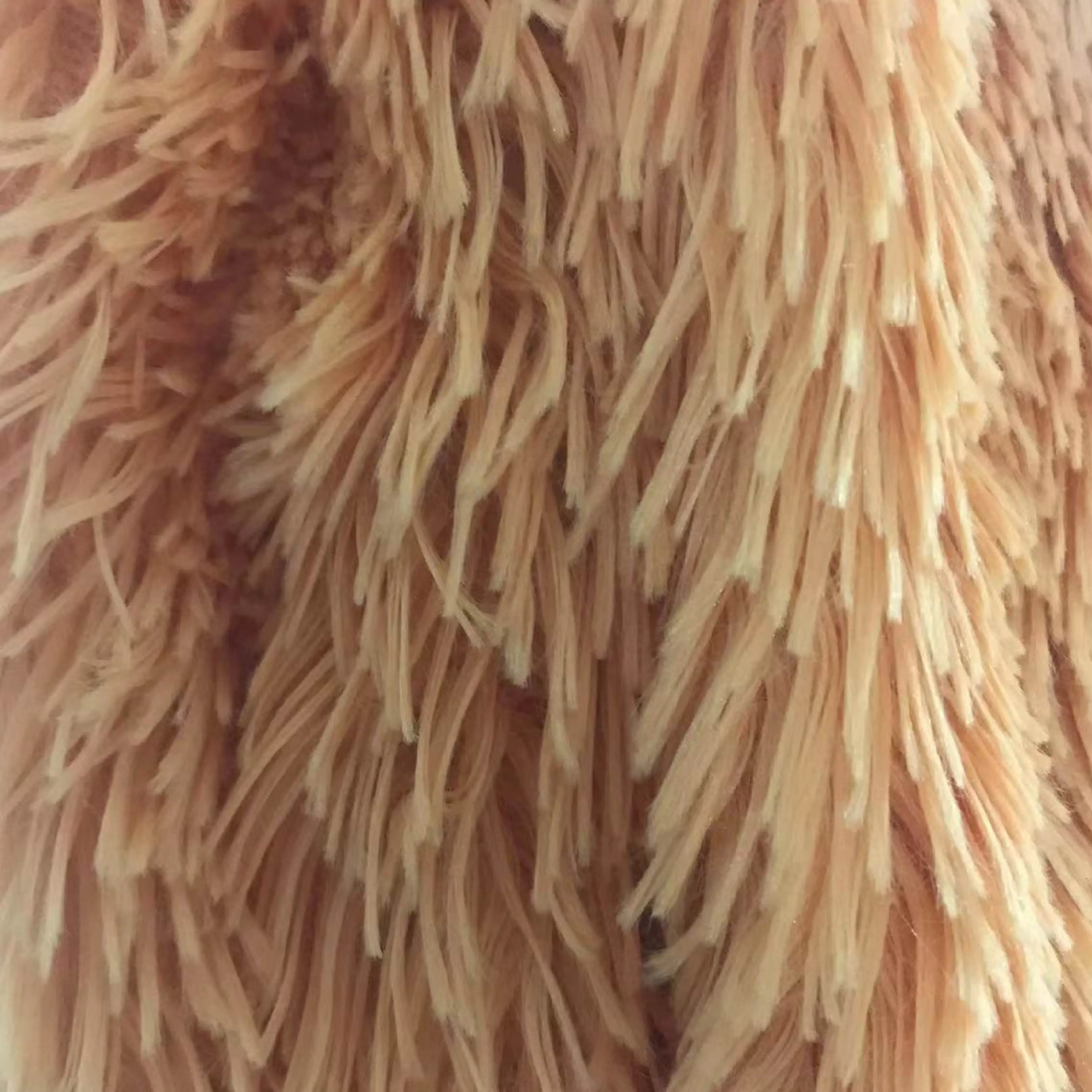 Hot sale 100% polyester solid color teddy fabric PV plush toy fabric