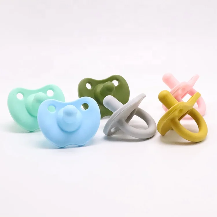 Eco-friendly Baby Sleep Soother Nipple Baby Silicone Ring Pacifier