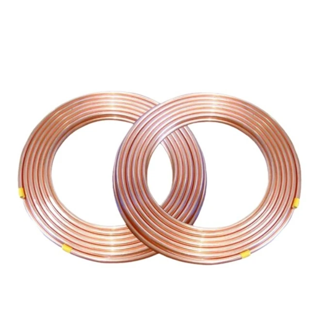 T2 copper coiled tube, directly supplied by the factory  finned copper tube    capillary copper tube -C1100