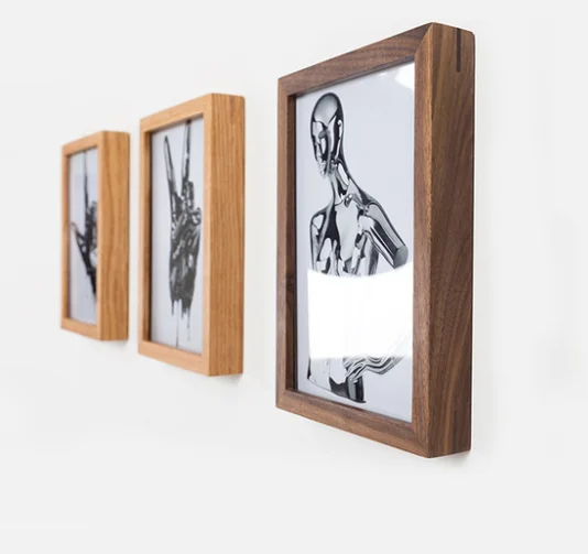 acrylic photo picture framed wall art wall mounted stand display