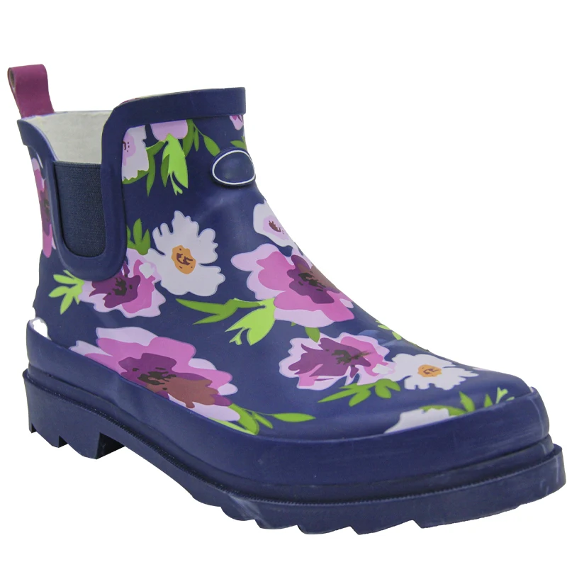 Fashion Waterproof Outdoor shoes Chelsea rubber rain boots For Women