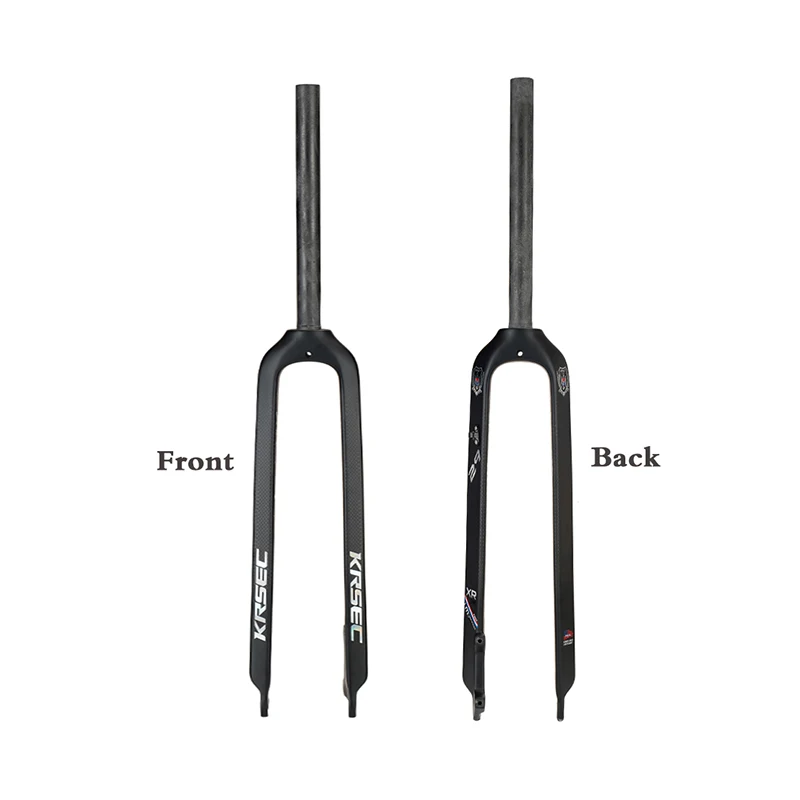 KRSEC Carbon fork Ultra light  26/27.5/29  MTB fork 3Kcarbon fiber fork disc brake