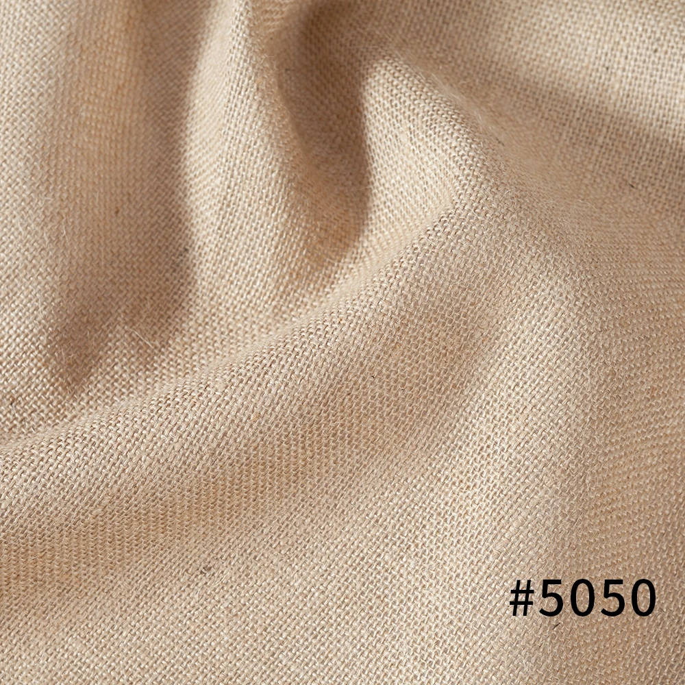 Wholesale Pure Jute Fabric Roll Cloth Organic Hessian Burlap Fabric 100% Hemp Fabric