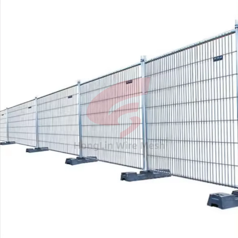 Australia Temporary Metal Steel Security Fence for Construction Site Powder Coated Jobsite Fencing for Farm Fencing