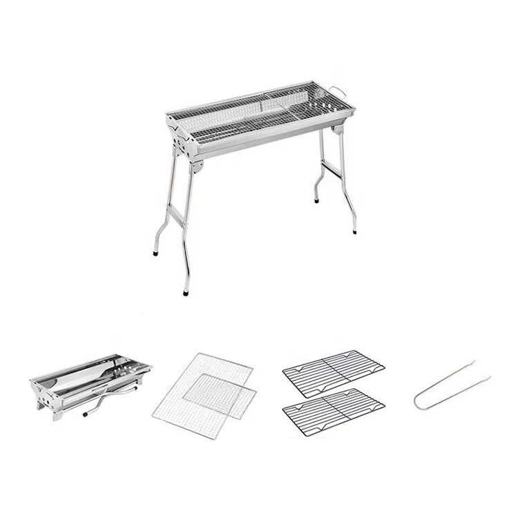 Professional Manufacturer Outdoor Portable Fireproof Charcoal Barbecue BBQ Grill