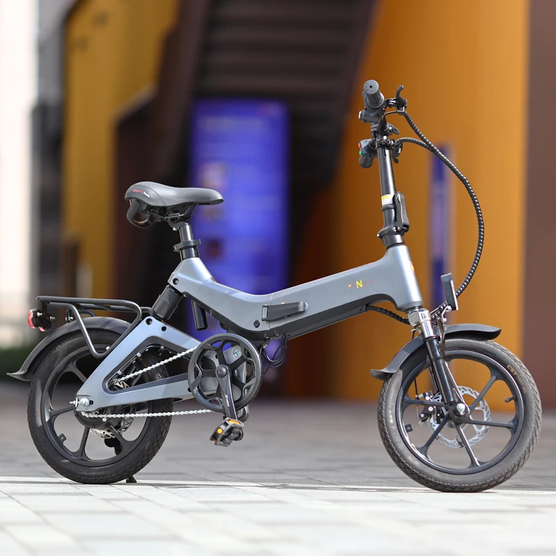 Popular k6 Wholesale Bikes Foldable Magnesium Alloy Frame 16inch Folding Electric Bike