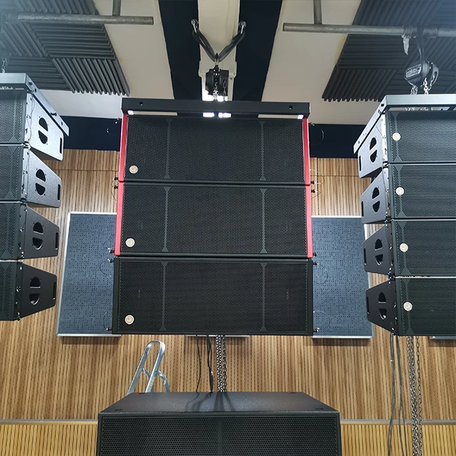 Professional Audio Passive Subwoofer Dual 12 Inch With Built-in Amplifier Module For Speaker System