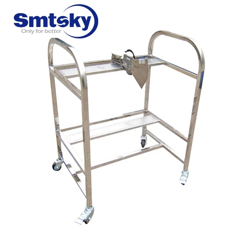 Hot sale stainless steel yamaha YS SS feeder storage cart 40 SLOTS