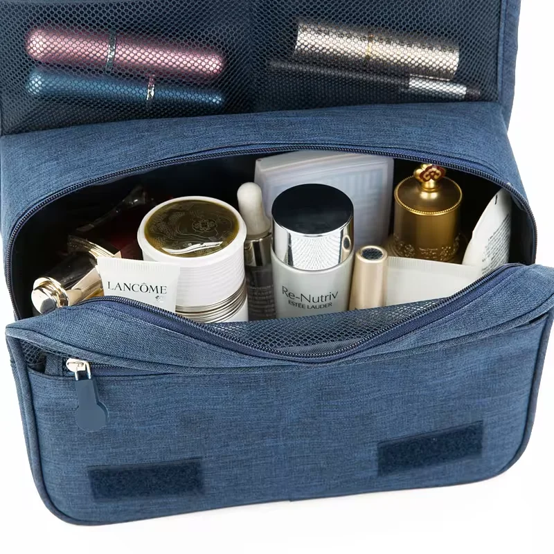 Hanging Toiletry Bag Organizer Hygiene Dop Kit with Hook Travel Accessories Bathroom Makeup Cosmetic Bag for Men and Woman